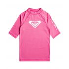 Roxy - UV Rashguard for girls - Whole Hearted - Short sleeve - Pink Guava