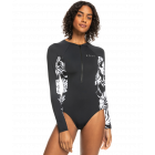 Roxy - Swimsuit for women - Long sleeve onesie - Anthracite