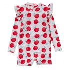 Snapper Rock - UV Swimsuit for babies - Long sleeve - Juicy Fruit - White/Red