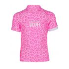 JUJA -  UV Swim shirt for girls - short sleeves - Leopard - Pink