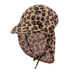 JUJA - UV Sun cap for children - UPF50+ - With neck flap - Leopard - Brown