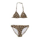 JUJA - UV Bikini for girls - Wild Leopard print - Brown