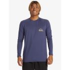 Quiksilver - UV Surf T-shirt for men - Everyday - Long sleeve - UPF50+ - Crown Blue