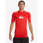 Quiksilver - UV Surf T-shirt for men - Everyday - Short sleeve - UPF50+ - High Risk Red