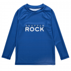 Snapper Rock - UV Rash top for kids - Long sleeve - UPF50+ - Denim Logo - Navy