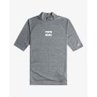Billabong - UV Surf T-shirt for men - Waves All Day - Short sleeve - UPF50+ - Dark Grey Heather