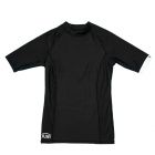 JUJA - UV Swim shirt with short sleeves for women - UPF50+ - Solid - Black
